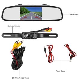 4.5" Display Car Rear View Mirror Monitor Car Reversing Back Sight Surveillance